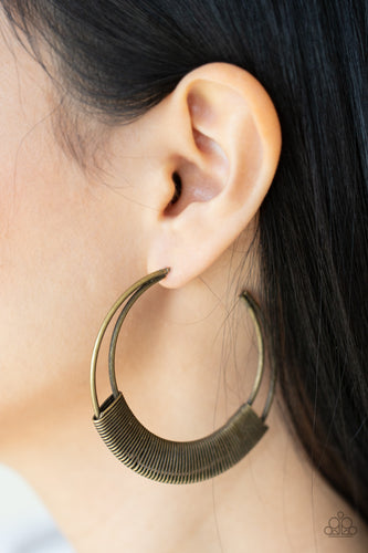 Artisan Attitude - Brass Earrings- Paparazzi Accessories