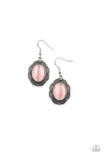 Load image into Gallery viewer, Garden Party Perfection - Pink and Silver Earrings- Paparazzi Accessories