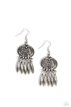 Load image into Gallery viewer, Future, PASTURE, and Present - Silver Earrings- Paparazzi Accessories