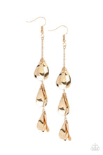 Load image into Gallery viewer, Arrival CHIME - Gold Earrings- Paparazzi Accessories