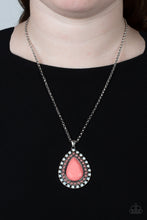 Load image into Gallery viewer, DROPLET Like Its Hot - Multicolored Silver Necklace- Paparazzi Accessories