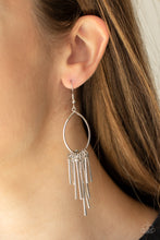 Load image into Gallery viewer, Mood Swing - Silver Earrings- Paparazzi Accessories