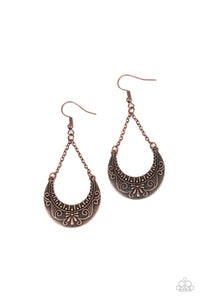 All in the PASTURE - Copper Earrings- Paparazzi Accessories