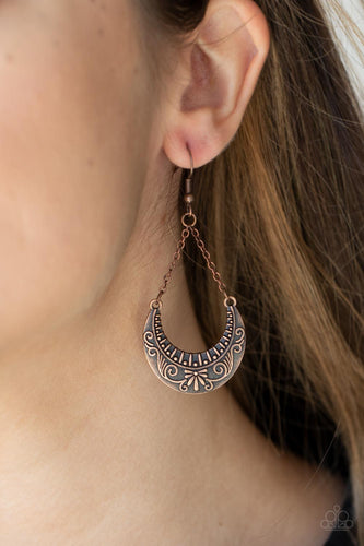 All in the PASTURE - Copper Earrings- Paparazzi Accessories
