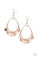 Load image into Gallery viewer, Meet Your Music Maker - Rose Gold Earrings- Paparazzi Accessories