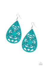 Load image into Gallery viewer, Marine Eden - Blue Earrings- Paparazzi Accessories