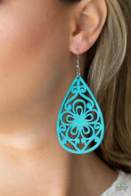 Load image into Gallery viewer, Marine Eden - Blue Earrings- Paparazzi Accessories