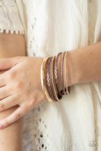 Load image into Gallery viewer, Trophy Texture - Multi-toned Bracelets- Paparazzi Accessories