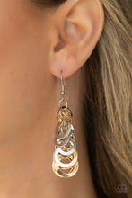 Load image into Gallery viewer, Closed Circuit Sass - Multi-toned Earrings- Paparazzi Accessories