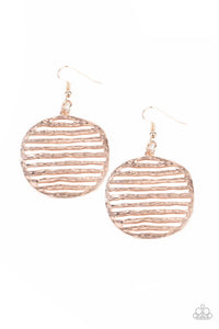 Sunrise Stunner - Rose Gold Earrings- Paparazzi Accessories