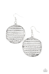 Sunrise Stunner - Silver Earrings- Paparazzi Accessories