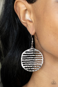 Sunrise Stunner - Silver Earrings- Paparazzi Accessories