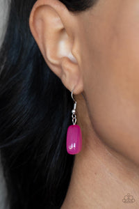 Tenaciously Tangy - Pink and Silver Necklace- Paparazzi Accessories