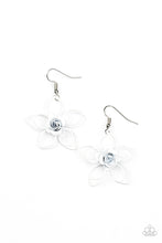 Load image into Gallery viewer, Botanical Bonanza- White and Silver Earrings- Paparazzi Accessories