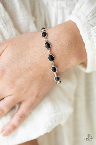 Desert Day Trip- Black and Silver Bracelet- Paparazzi Accessories