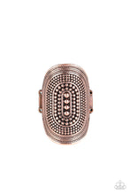 Load image into Gallery viewer, Dotted Decor- Copper Ring- Paparazzi Accessories