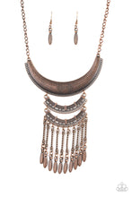 Load image into Gallery viewer, Eastern Empress- Copper Necklace- Paparazzi Accessories