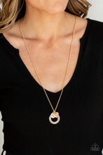 Load image into Gallery viewer, Full Of Faith- Gold Necklace- Paparazzi Accessories