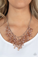 Load image into Gallery viewer, Garden Fairytale- Brown and Silver Necklace- Paparazzi Accessories