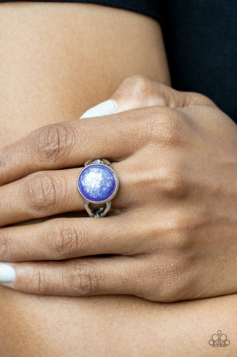 Glitter Grove- Purple and Silver Ring- Paparazzi Accessories