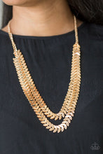Load image into Gallery viewer, Industrial Illumination- Gold Necklace- Paparazzi Accessories