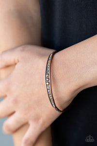 Just Sparkle And Wave- Copper Bracelet- Paparazzi Accessories