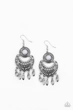 Load image into Gallery viewer, Mantra To Mantra- Silver Earrings- Paparazzi Accessories