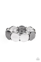 Load image into Gallery viewer, Metallic Spotlight- Gunmetal and Silver Bracelet- Paparazzi Accessories