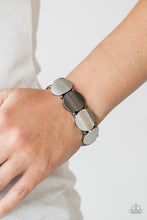 Load image into Gallery viewer, Metallic Spotlight- Gunmetal and Silver Bracelet- Paparazzi Accessories