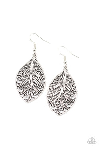 One VINE Day- Silver Earrings- Paparazzi Accessories