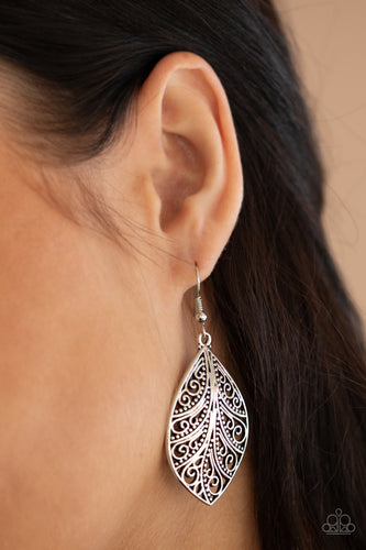 One VINE Day- Silver Earrings- Paparazzi Accessories