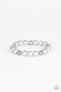 Poised For Perfection- Silver Bracelet- Paparazzi Accessories