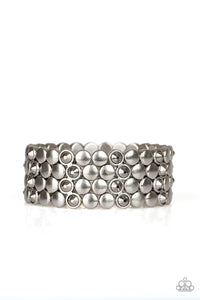 Scattered Starlight- Silver Bracelet- Paparazzi Accessories