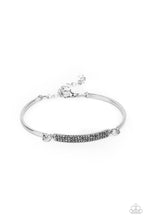 Load image into Gallery viewer, Showy Sparkle- Silver Bracelets- Paparazzi Accessories