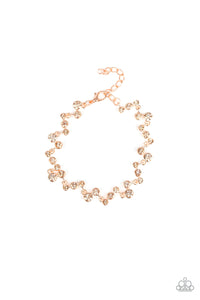 Starlit Stunner- Copper Bracelet- Paparazzi Accessories