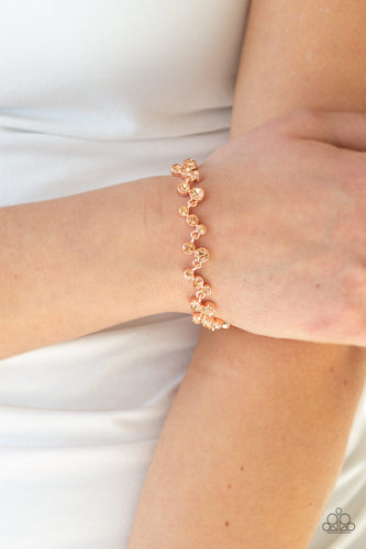 Starlit Stunner- Copper Bracelet- Paparazzi Accessories