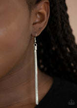 Load image into Gallery viewer, Swing Into Action- Silver Earrings- Paparazzi Accessories