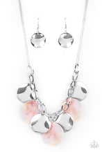 Load image into Gallery viewer, Tie Dye Drama- Multicolored Silver Necklace- Paparazzi Accessories