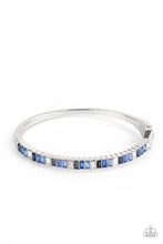 Load image into Gallery viewer, Toast To Twinkle- Blue and Silver Bracelet- Paparazzi Accessories