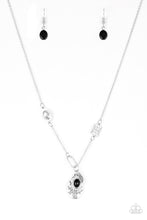 Load image into Gallery viewer, Wanderlust Way- Black and Silver Necklace- Paparazzi Accessories
