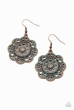 Load image into Gallery viewer, Western Mandalas- Copper Earrings- Paparazzi Accessories