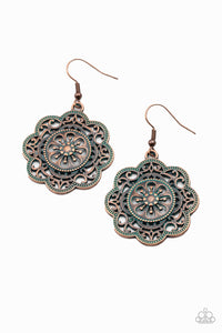 Western Mandalas- Copper Earrings- Paparazzi Accessories