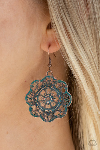 Western Mandalas- Copper Earrings- Paparazzi Accessories