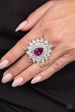 Load image into Gallery viewer, Who&#39;s Counting?- Pink and Silver Ring- Paparazzi Accessories