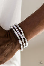 Load image into Gallery viewer, Chic Contender- Silver Bracelets- Paparazzi Accessories