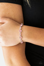 Load image into Gallery viewer, Starstruck Sparkle- Pink and Silver Bracelet- Paparazzi Accessories
