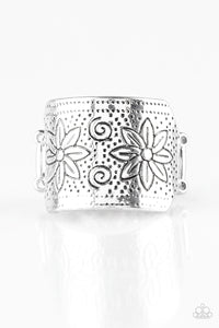 Wild Meadows- Silver Ring- Paparazzi Accessories
