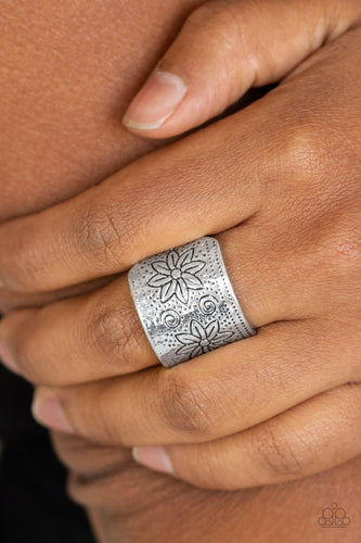 Wild Meadows- Silver Ring- Paparazzi Accessories