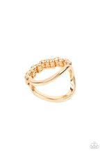 Load image into Gallery viewer, Fill The Gap - Gold Ring- Paparazzi Accessories