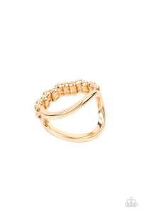 Fill The Gap - Gold Ring- Paparazzi Accessories